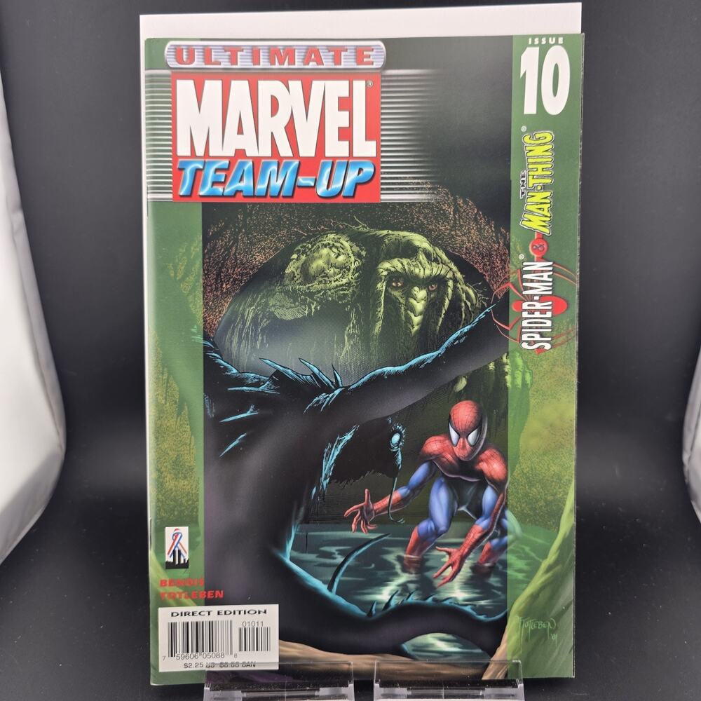 Ultimate Marvel Team-Up #10 (2002) Spider-Man & Man-Thing FN/VF Brian Bendis